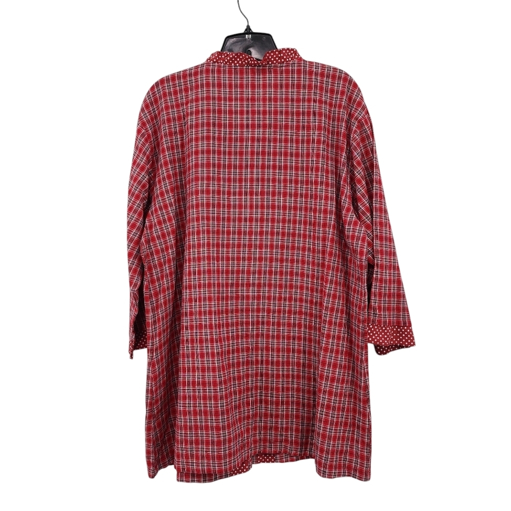 April Cornell Women's Vintage 100% Cotton Mixed Print Button Down Shirt - L - Picture 8 of 8